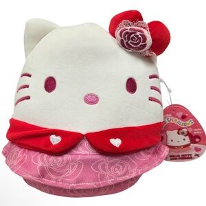 2026 Squishmallow Sanrio Hello Kitty & Friends Valentines Flower Hello Kitty 8"